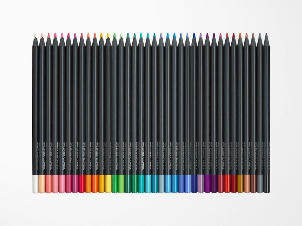 Faber Castell Black Edition Colored Pencils - Basic Colors 36 Set