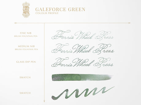 Ferritales Galeforce Green Fountain Pen Ink*