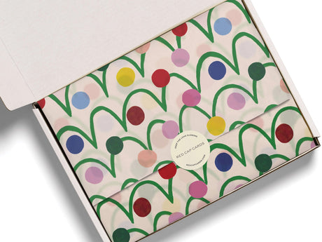 Festive Globes Holiday Tissue Paper