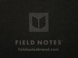 Field Notes Pitch Black Notebook Set of 2