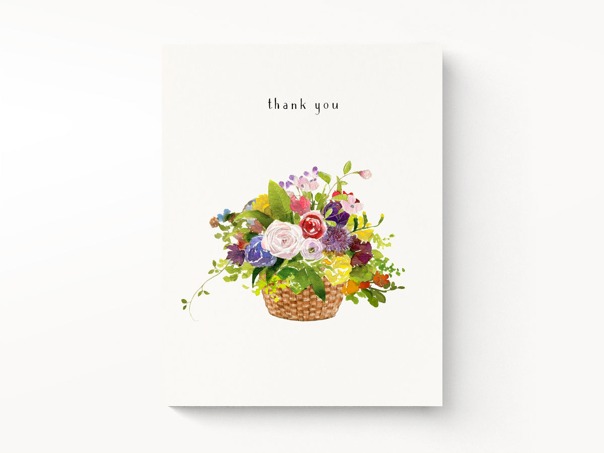 Full Bloom Thank You Greeting Cards, Box of 8