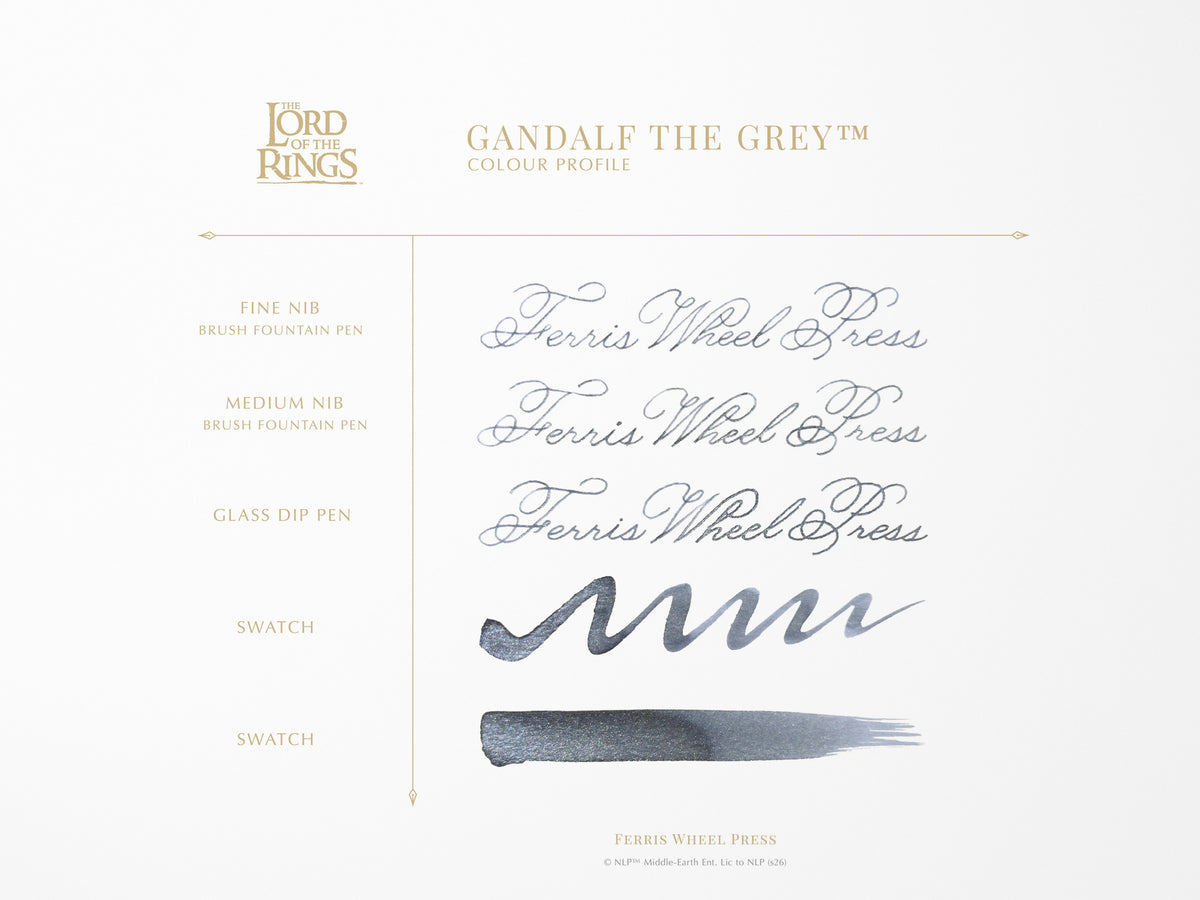 Gandalf the Grey Signature Ink