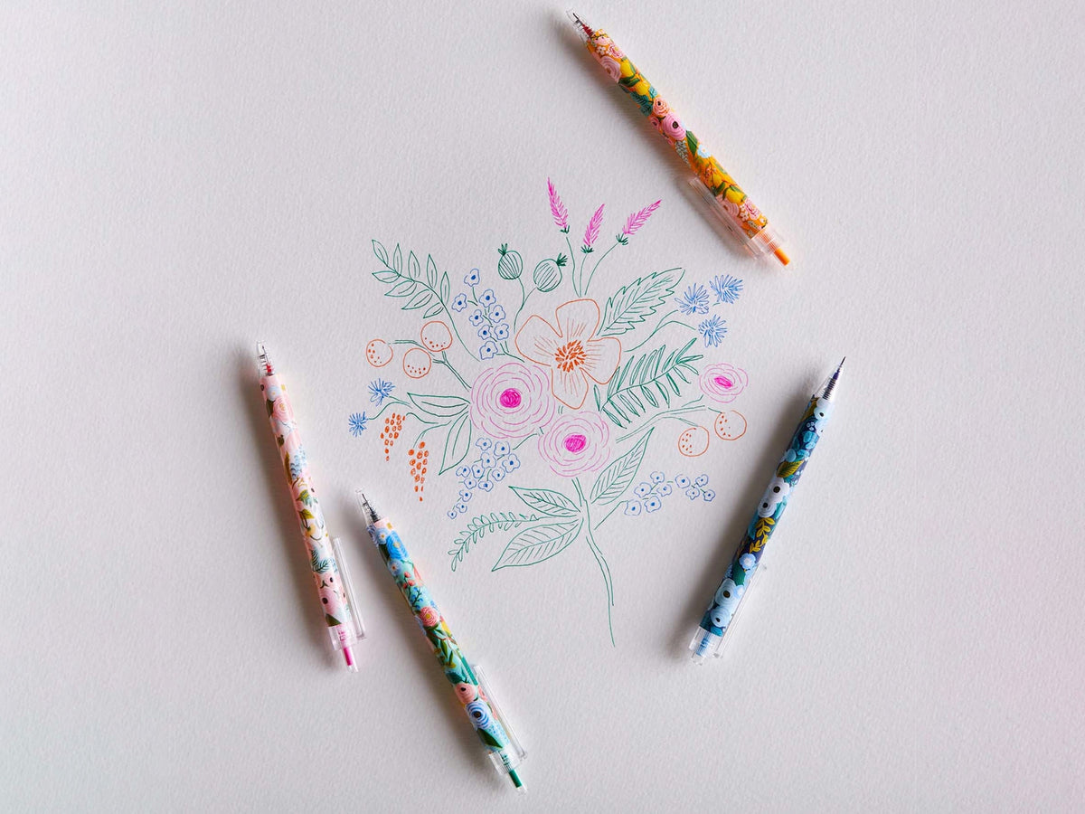 Garden Party Gel Pen Set of 4