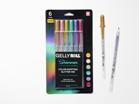 Gelly Roll Shimmer Pens, Set of 6