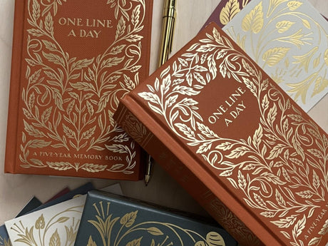 Gilded One Line a Day A Five-Year Memory Book