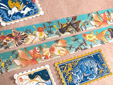 Gold Foil Goldfish Washi Tape
