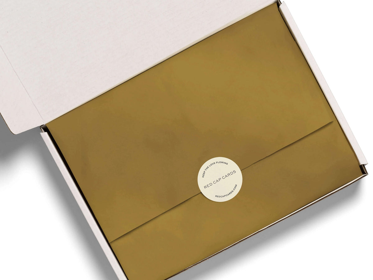 Gold Holiday Tissue Paper