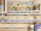 Gold Vintage Washi Tape Set of 16 Rolls