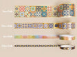 Gold Vintage Washi Tape Set of 16 Rolls