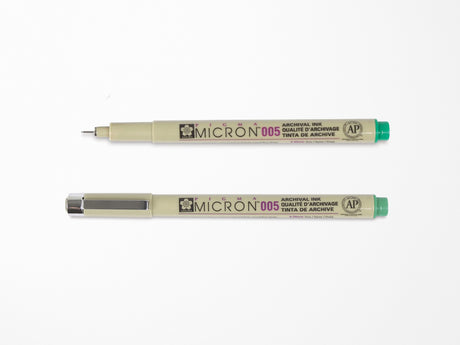 Green Pigma Micron Pen