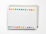 Happy Dots Flat Notes Set of 8
