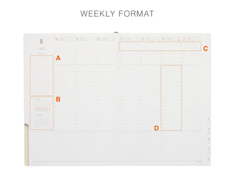 Hightide 2027 Weekly Diary Classic A5