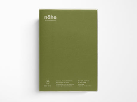 Hightide 2027 Weekly Schedule Book Nähe A5 Vertical