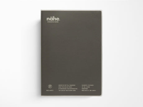 Hightide 2027 Weekly Schedule Book Nähe A5 Vertical