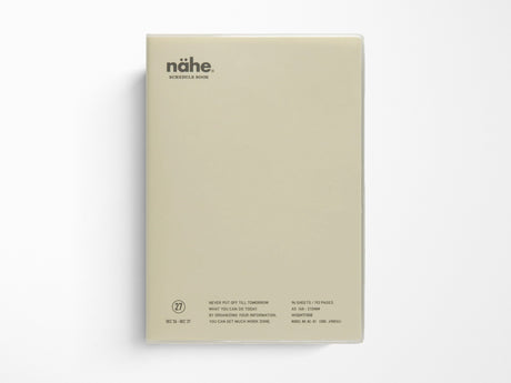 Hightide 2027 Weekly Schedule Book Nähe A5 Vertical