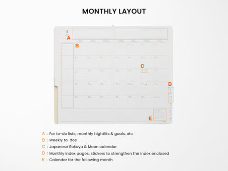 Hightide 2027 Weekly Schedule Book Nähe B6 Slim Vertical