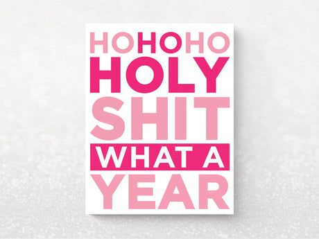 Ho Ho Ho Holy Sh*t Holiday Greeting Cards - Set of 6