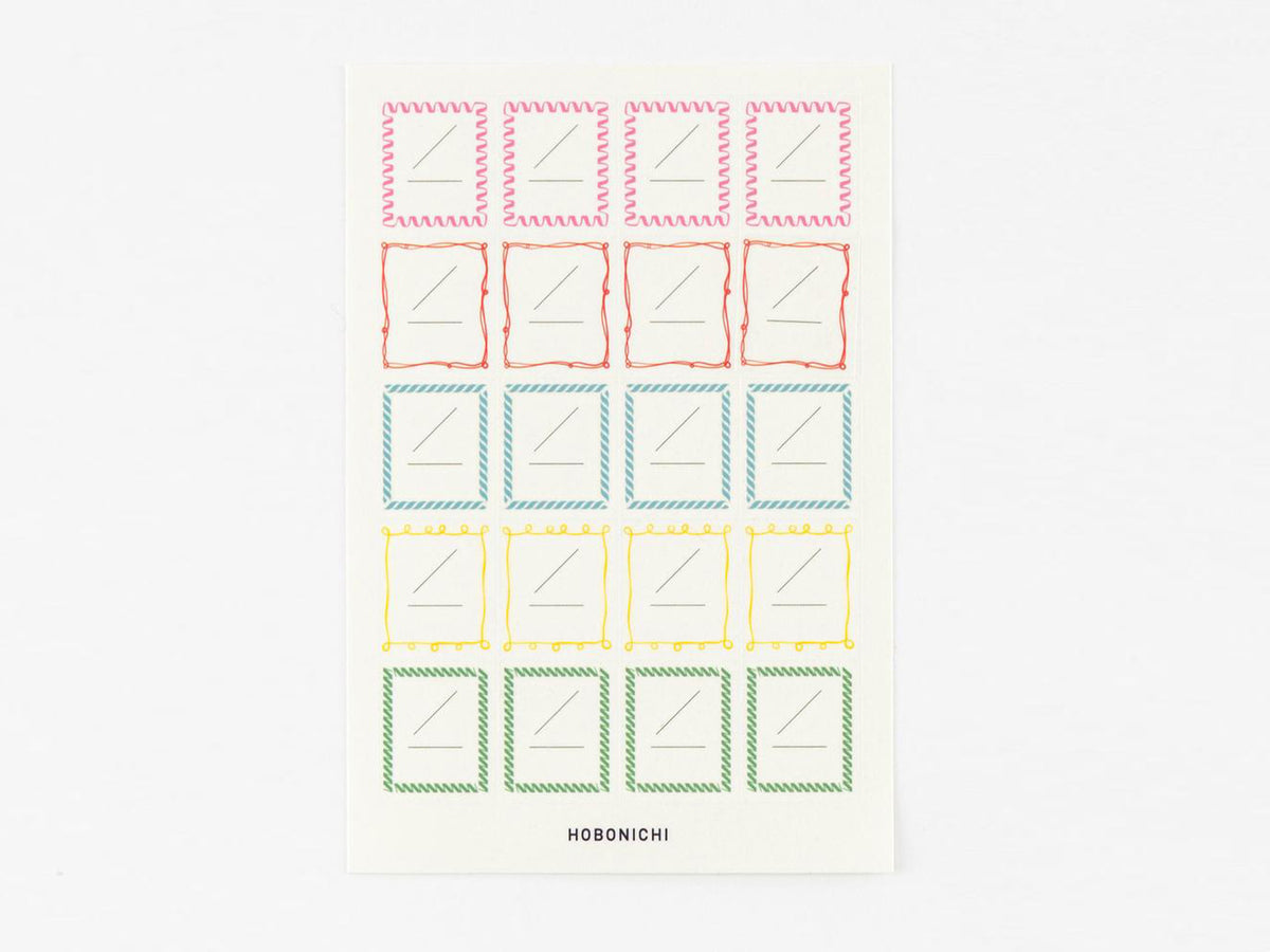 Hobonichi Frame Stickers for Dates