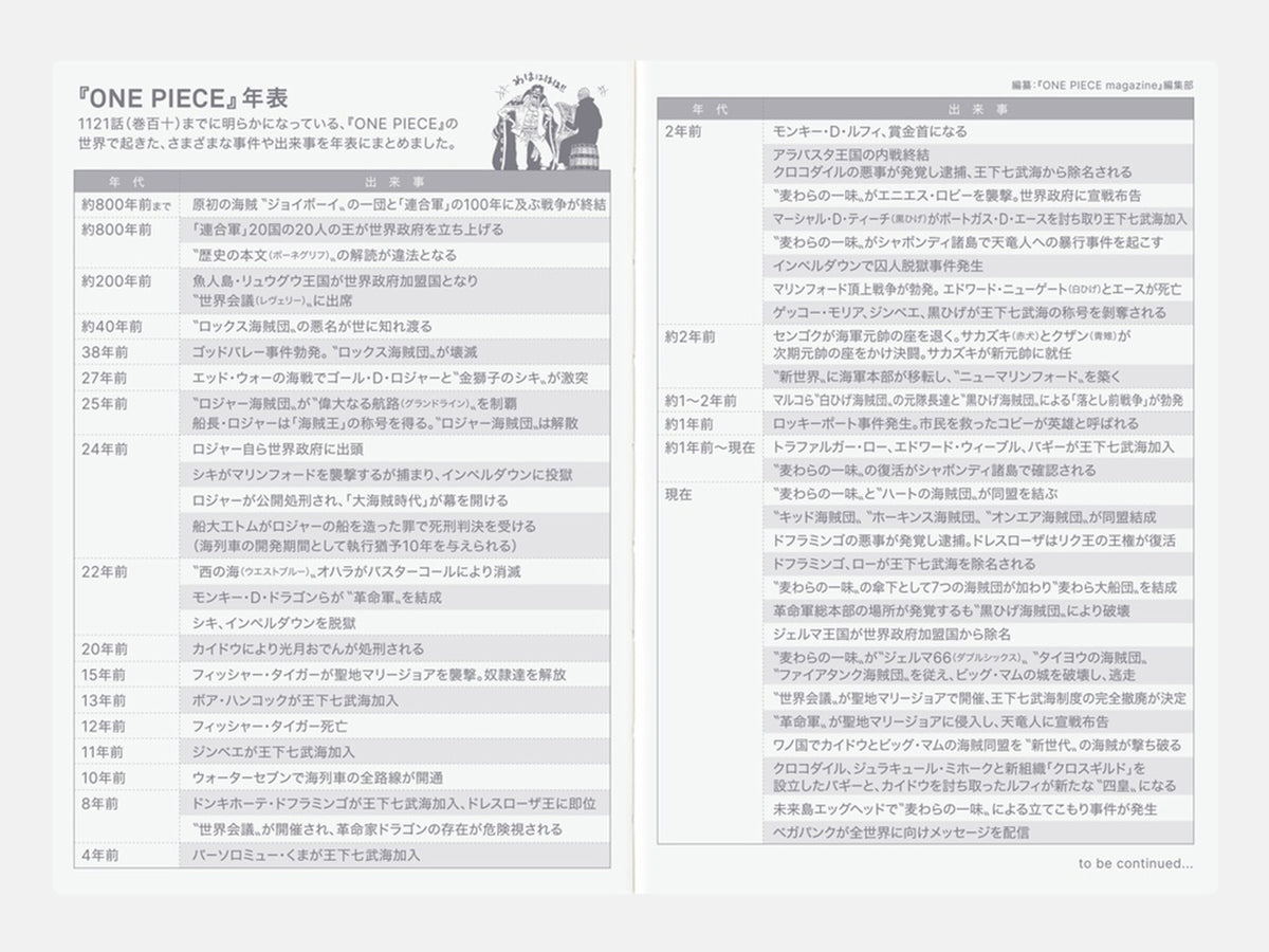 Hobonichi Techo 2027 Original Book A6 - ONE PIECE EDITION