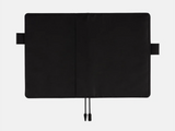 Hobonichi Techo A5 Cousin Cover - Colors: Black x Clear Blue