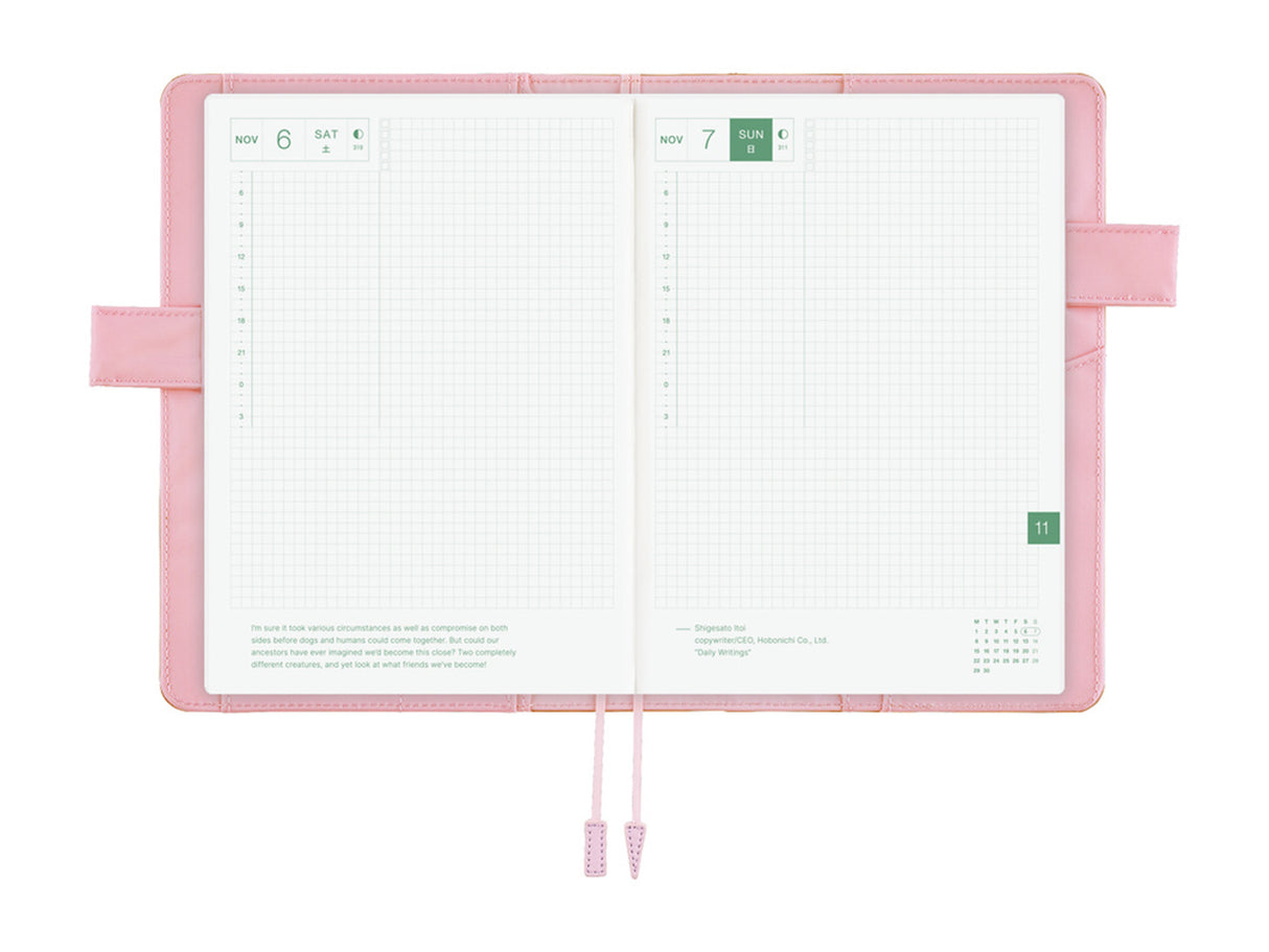 Hobonichi Techo A5 Cousin Cover - Colors: Chiffon Greige