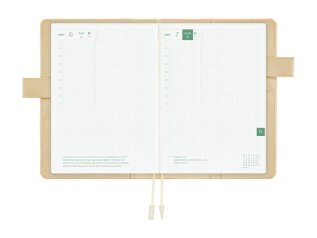 Hobonichi Techo A5 Cousin Cover - Colors: Mango Latte