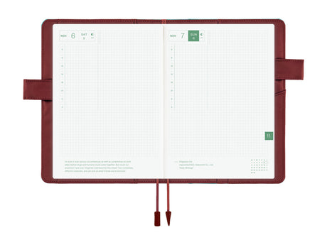 Hobonichi Techo A5 Cousin Cover - Colors: Misty Cedar