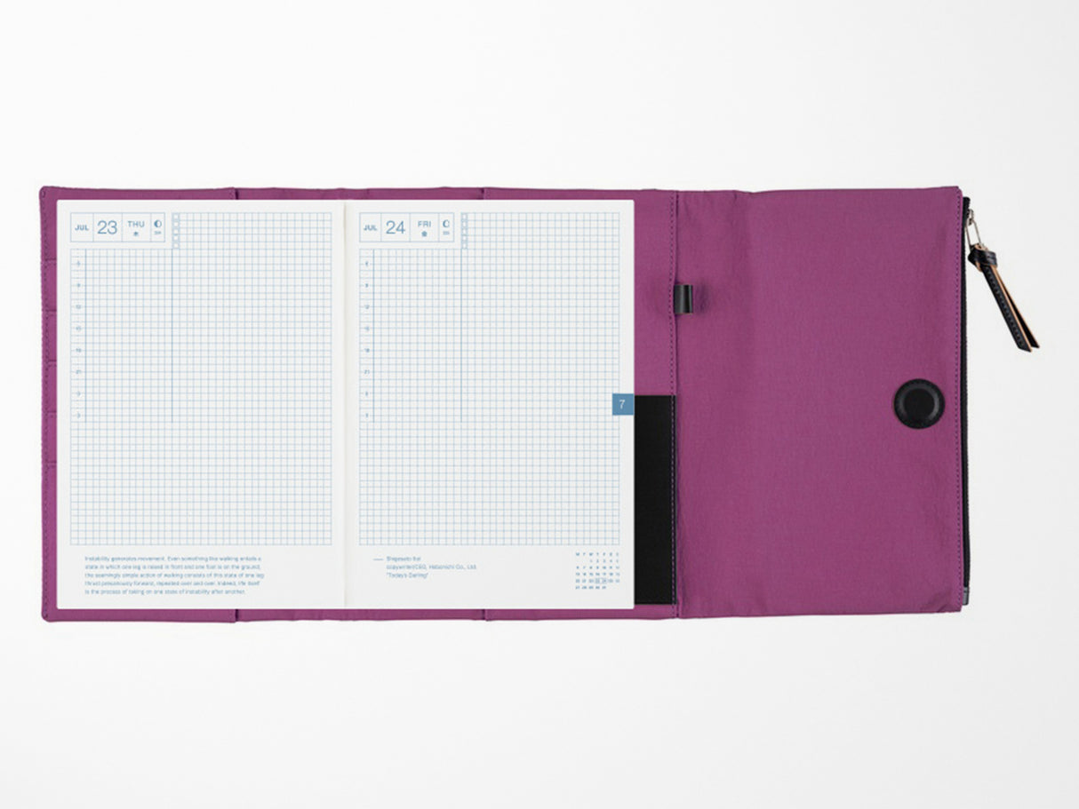 Hobonichi Techo A5 Cousin Cover - Tragen Purple