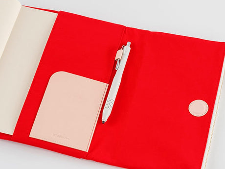 Hobonichi Techo A5 Cousin Cover - Tragen Red