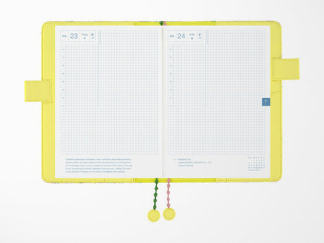Hobonichi Techo A5 Cousin Cover - minä perhonen: skyful