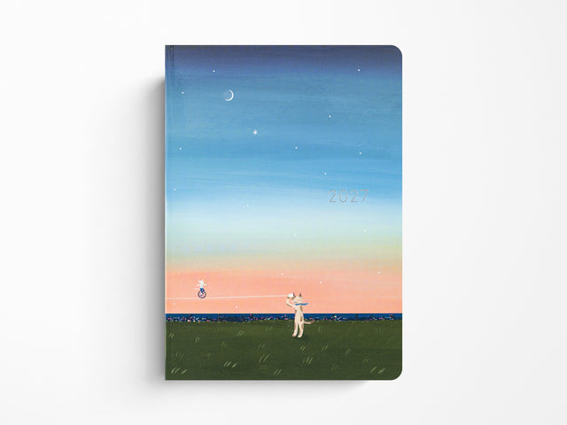 Hobonichi Techo A5 Hon 2027 - Hiroko Kubota: String Telephone Until the Moon is Full