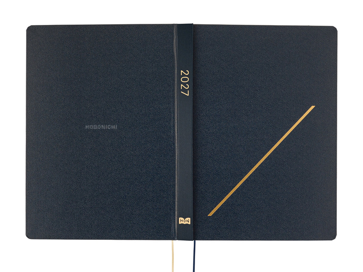 Hobonichi Techo A5 Hon 2027 - Slash (Navy)
