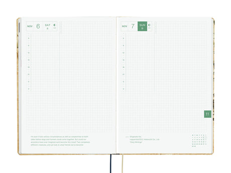 Hobonichi Techo A5 Hon 2027 - V&A Series: Vine