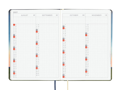Hobonichi Techo A6 Hon 2027 - Hiroko Kubota: String Telephone Until the Moon is Full (JAPANESE)