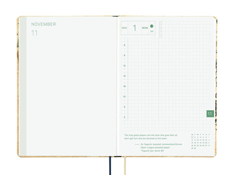 Hobonichi Techo A6 Hon 2027 - V&A Series: Vine (JAPANESE)