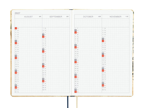 Hobonichi Techo A6 Hon 2027 - V&A Series: Vine (JAPANESE)