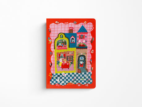 Hobonichi Techo A6 Hon 2027 - Yumi Kitagishi: White Cat and Rabbit's Tea Room (JAPANESE)