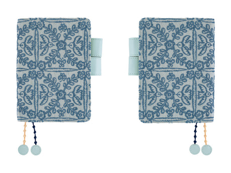 Hobonichi Techo A6 Original Cover - mina perhonen: felice (Blue)