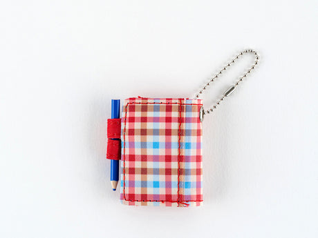 Hobonichi Techo Mini Keychain - Bright Plaid