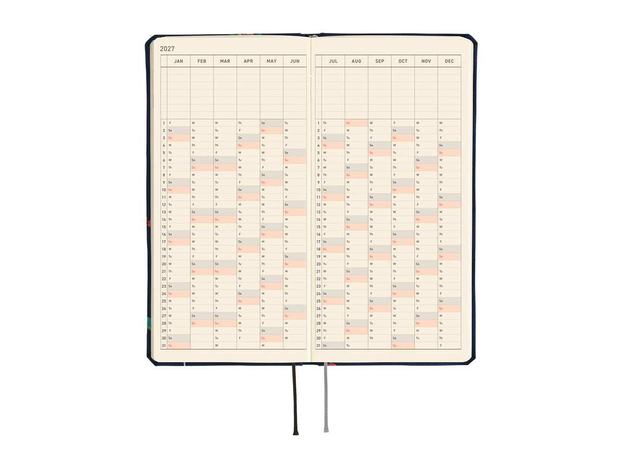 Hobonichi Techo Weeks 2027 - Bow & Tie: Candy Dream