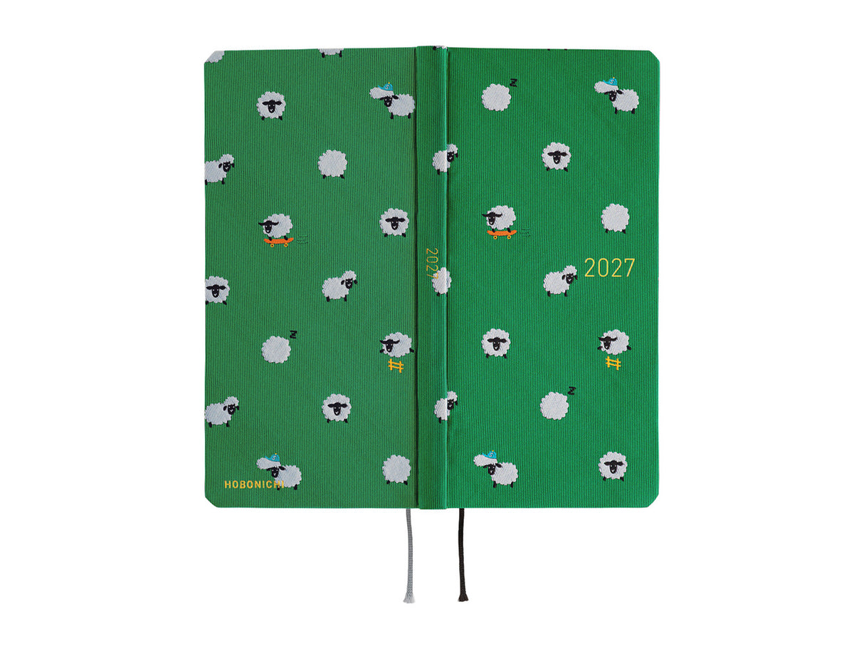 Hobonichi Techo Weeks 2027 - Bow & Tie: Sheep Sheep Sheep