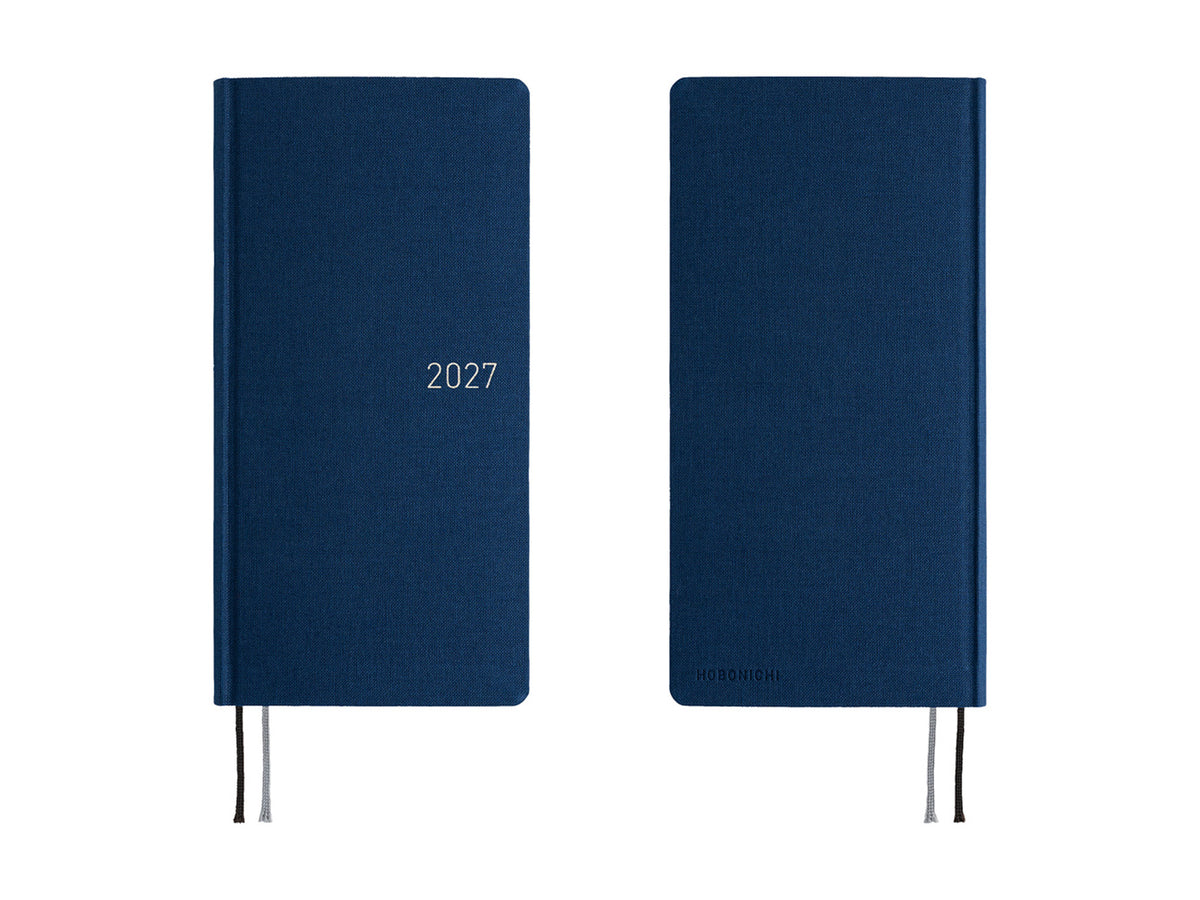 Hobonichi Techo Weeks 2027 - Colors: Midnight Blue