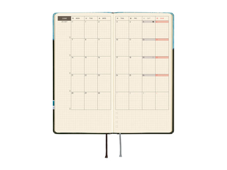 Hobonichi Techo Weeks 2027 - Hiroko Kubota: Meteor Shower in the Light Blue Forest