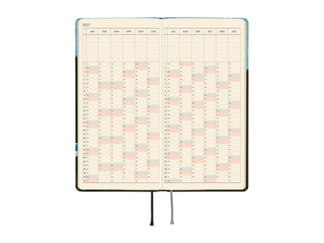 Hobonichi Techo Weeks 2027 - Hiroko Kubota: Meteor Shower in the Light Blue Forest