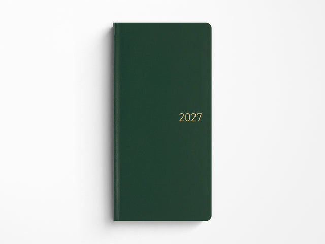 Hobonichi Techo Weeks 2027 - Leather: Forest Green