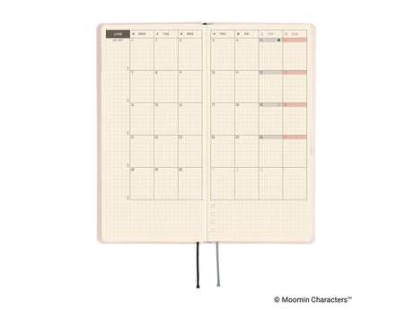 Hobonichi Techo Weeks 2027 - Moomin: At the Table