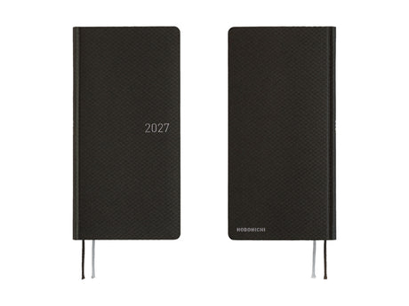 Hobonichi Techo Weeks 2027 - Paper Series: Black Argyle