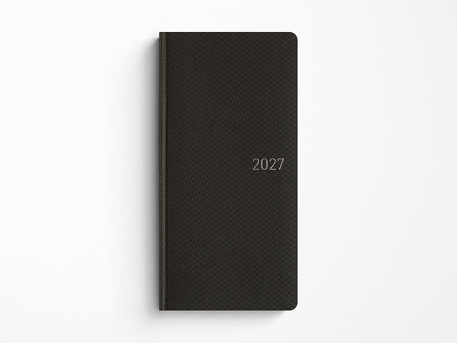 Hobonichi Techo Weeks 2027 - Paper Series: Black Argyle