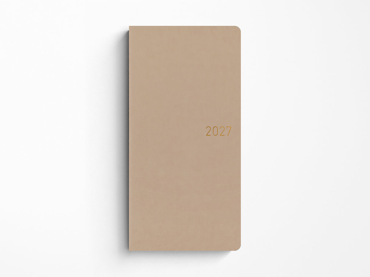 Hobonichi Techo Weeks 2027 - Smooth: Cafe au Lait
