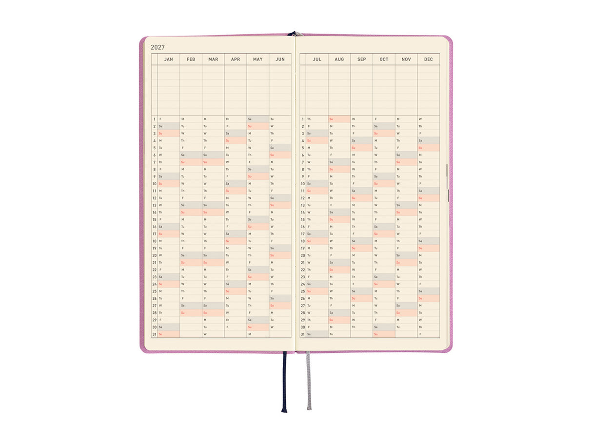 Hobonichi Techo Weeks 2027 - Smooth: Lavender Milk